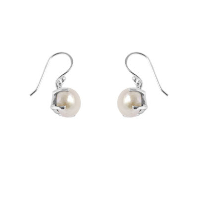 Brinco de Prata com Pérola - 58208