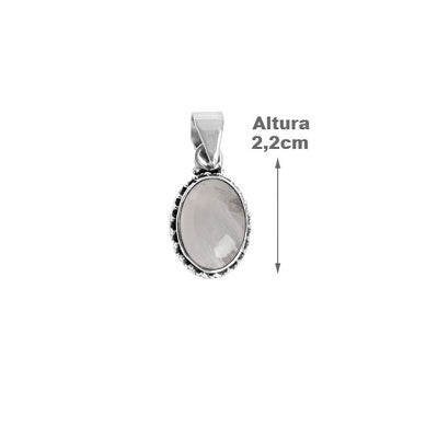 Pingente de Prata com Pedra da Lua