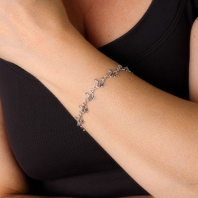 Pulseira de Prata Serpente - 58457