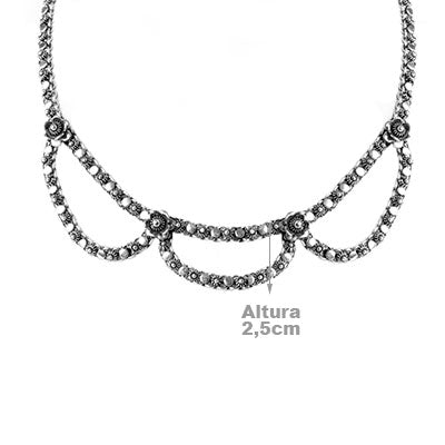 Gargantilha de Prata Indiana