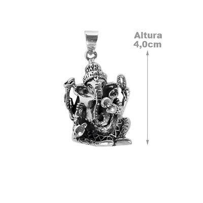 Pingente de Prata Ganesha