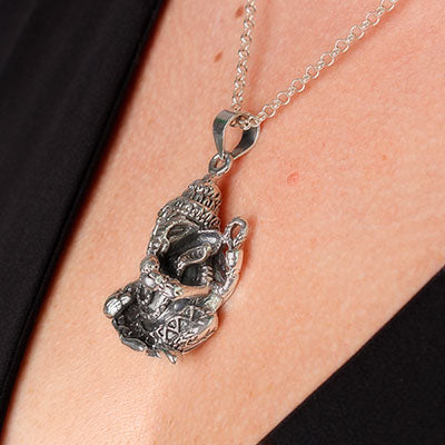 Pingente de Prata Ganesha