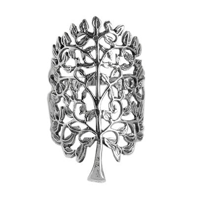 Anel de Prata Árvore