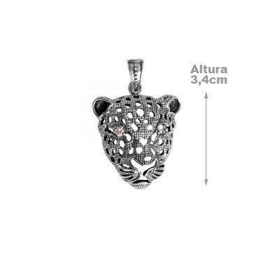 Pingente de Prata Onça