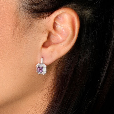 Argola de Prata com Zircônias