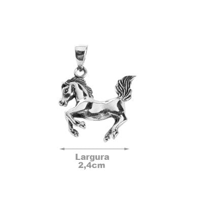 Pingente de Prata Cavalo - 58648