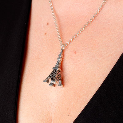 Pingente de Prata Torre Eiffel