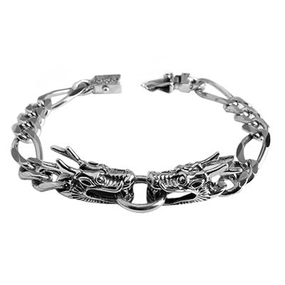 Pulseira de Prata em Elos