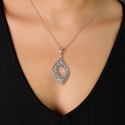 Pingente de Prata com Topázio - 58788