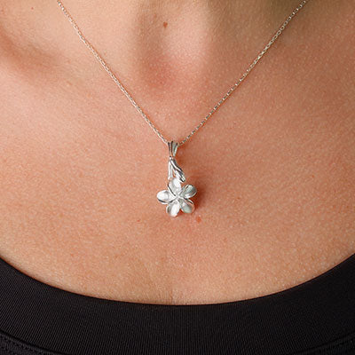 Pingente de Prata Flor