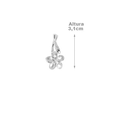 Pingente de Prata Flor