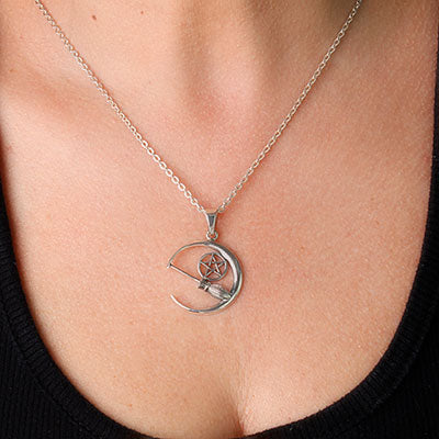 Pingente de Prata Lua