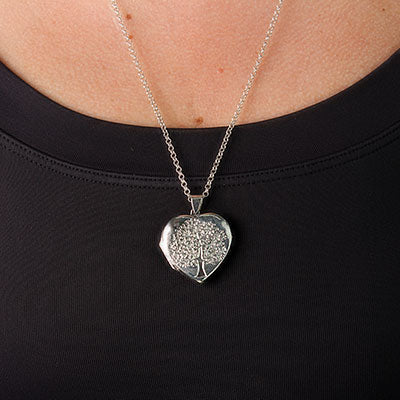 Pingente de Prata Relicário