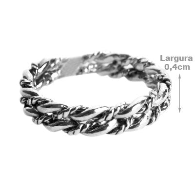 Anel de Prata Trabalhado