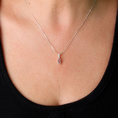 Gargantilha de Prata com Zircônias