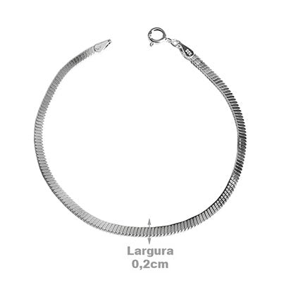 Pulseira de Prata Rabo de Rato