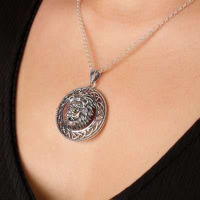 Pingente de Prata Leão - 58900
