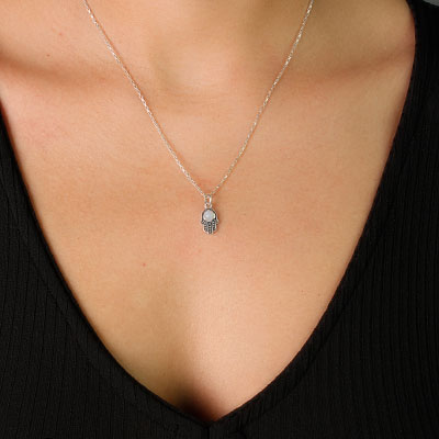 Pingente de Prata Hamsa - 58959