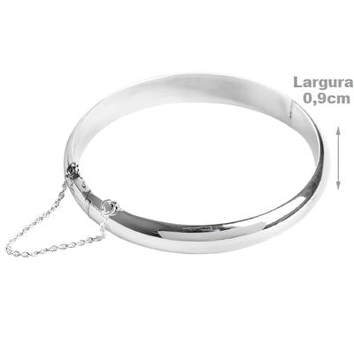 Bracelete de Prata Liso - 58960