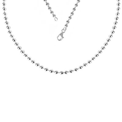 Gargantilha de Prata Bola - 59019