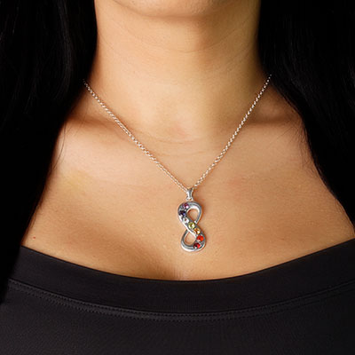 Pingente de Prata Símbolo do Infinito