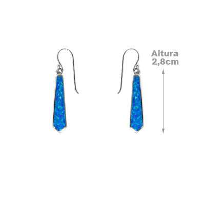 Brinco de Prata com Opala - 59025