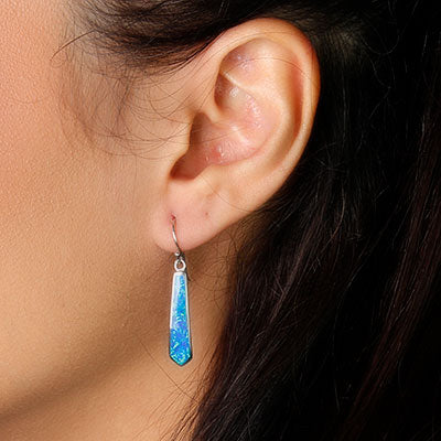 Brinco de Prata com Opala - 59025