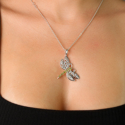 Pingente de Prata Libélula - 59075