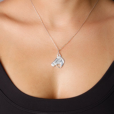 Pingente de Prata Cavalo - 59096