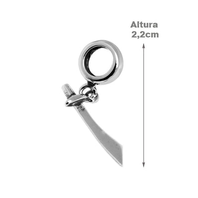 Berloque de Prata Espada - 59122
