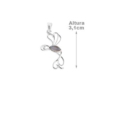 Pingente de Prata com Labradorita - 59154