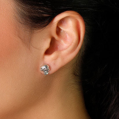 Brinco de Prata Caveira - 59204