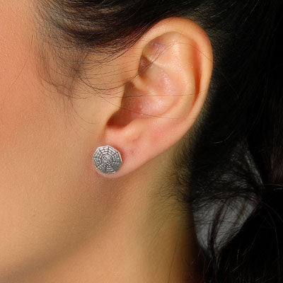 Brinco de Prata Yin Yang