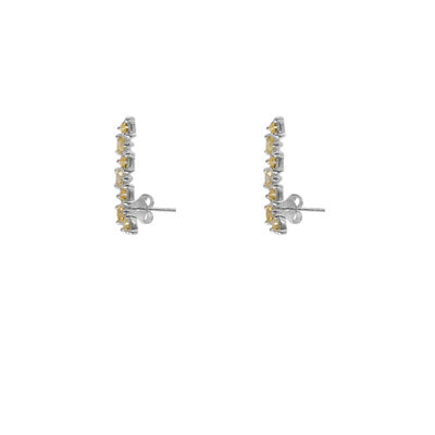 Brinco de Prata Citrino - 59250