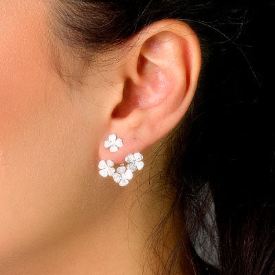 Brinco de Prata Flor - 59267