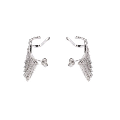 Brinco de Prata Contorno de Orelha (Ear Cuff) - 59286