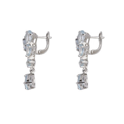 Argola de Prata com Topázio - 59301