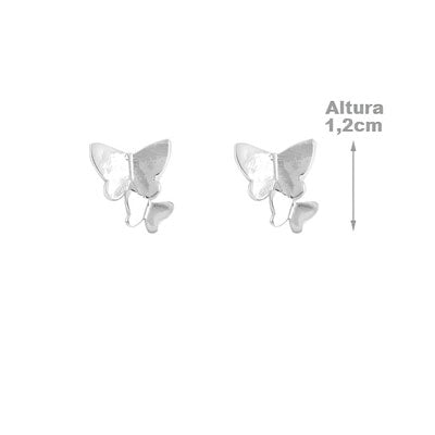 Brinco de Prata Borboleta - 59315