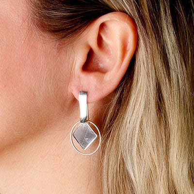 Brinco de Prata Liso - 59340