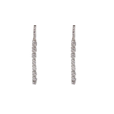 Argola de Prata com Zircônias - 59344