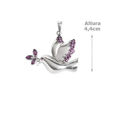 Pingente de Prata Pássaro