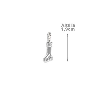 Pingente de Prata Figa com Zircônias - 59367