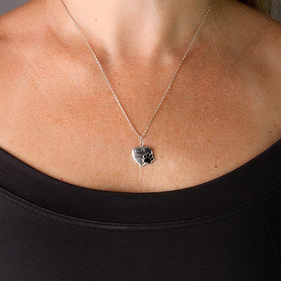 Pingente de Prata Coração - 59370