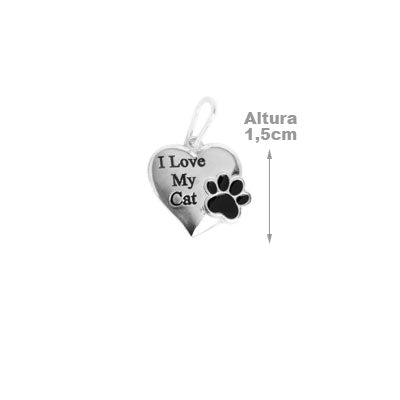 Pingente de Prata Coração - 59370