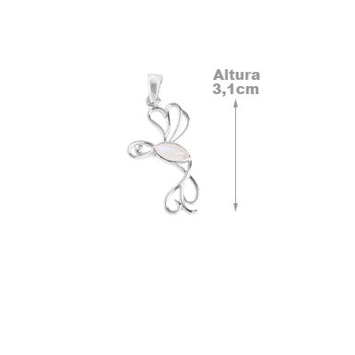 Pingente de Prata com Pedra da Lua - 59378