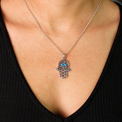 Pingente de Prata Hamsa - 59391