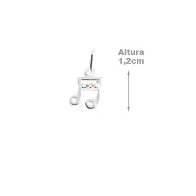 Pingente de Prata Nota Musical - 59410
