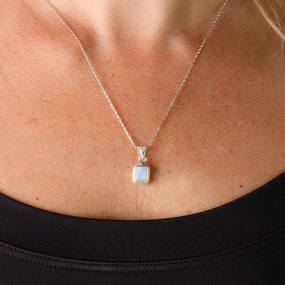 Pingente de Prata com Pedra da Lua - 59429