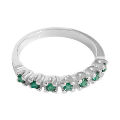 Anel de Prata Aparador com Zircônias - 59433