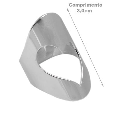 Anel de Prata Coração - 59441 - soprata